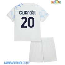Camisa de time de futebol Inter Milan Hakan Calhanoglu #20 Replicas 2º Equipamento Infantil 2025-26 Manga Curta (+ Calças curtas)